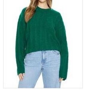 Forever 21 Green Knit Sweater Pullover‎ Smoke free/ pet free home